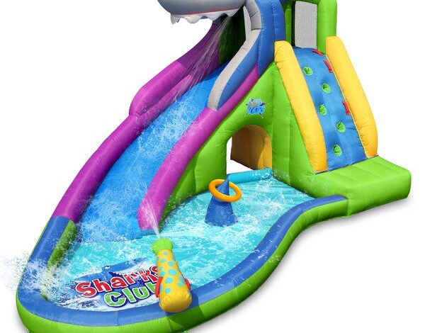 The perfect summer water bouncy castle for your backyard
